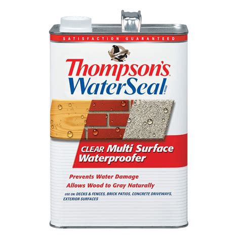 thompson sealer lowes|thompson water seal website.